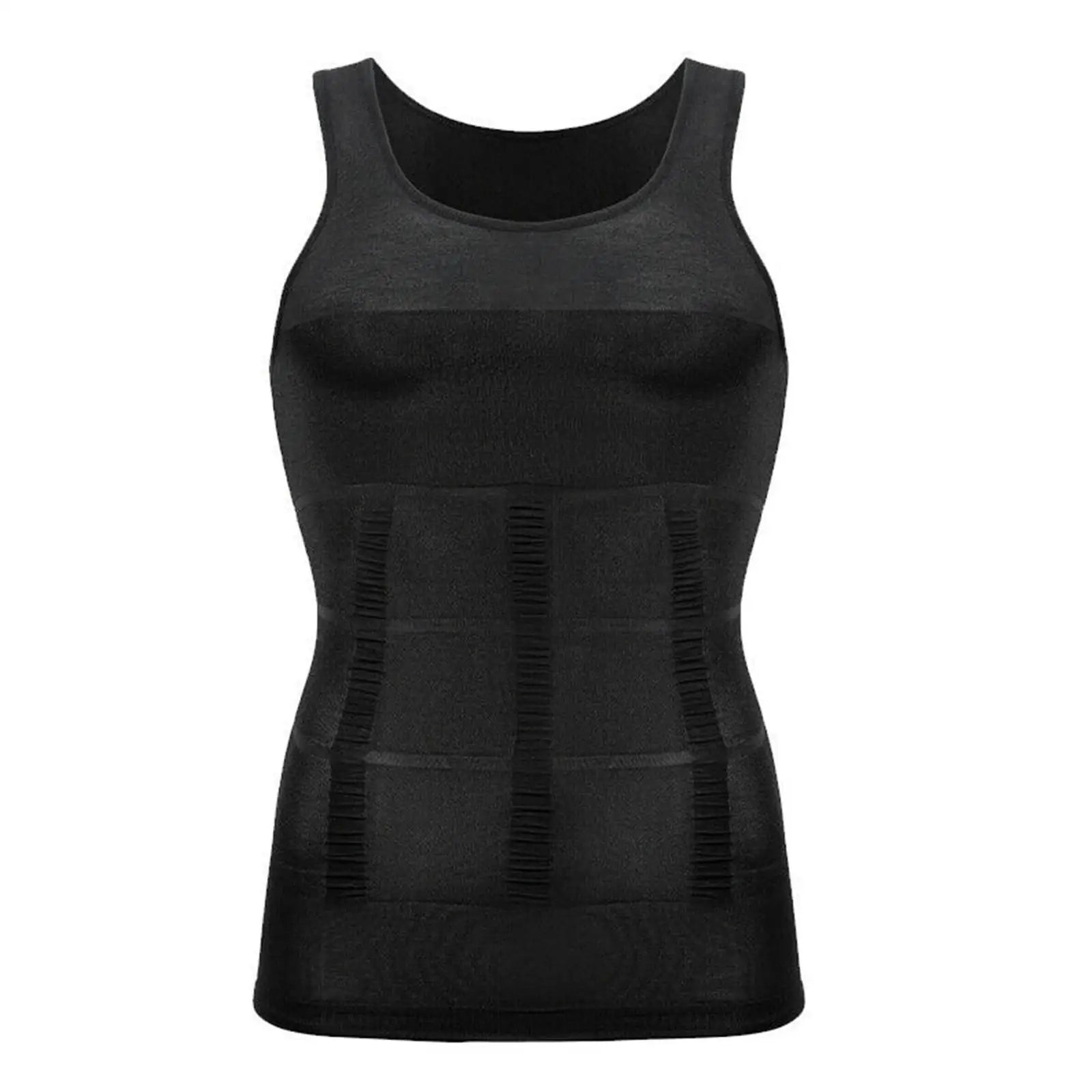 SlimFit Control Shapewear Vest for Men - Breathable Fitness Shirt ATHLEXES