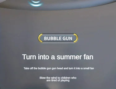 Kids' 40-Hole Rocket Bubble Gun with LED Light ATHLEXES