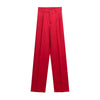 Chic High Waist Straight Leg Office Pants ATHLEXES