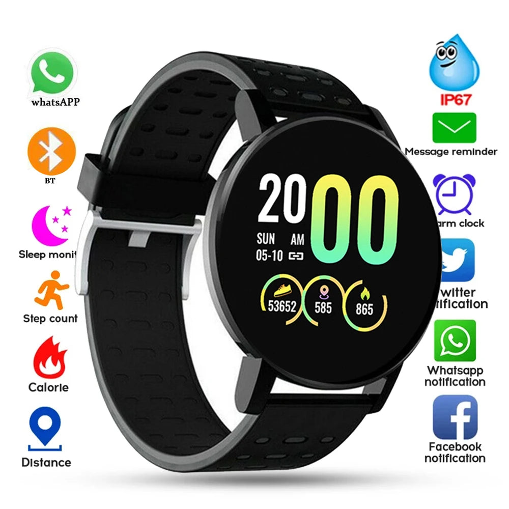 PulseSync 119 Smartwatch for Heart Rate & Fitness Tracking ATHLEXES