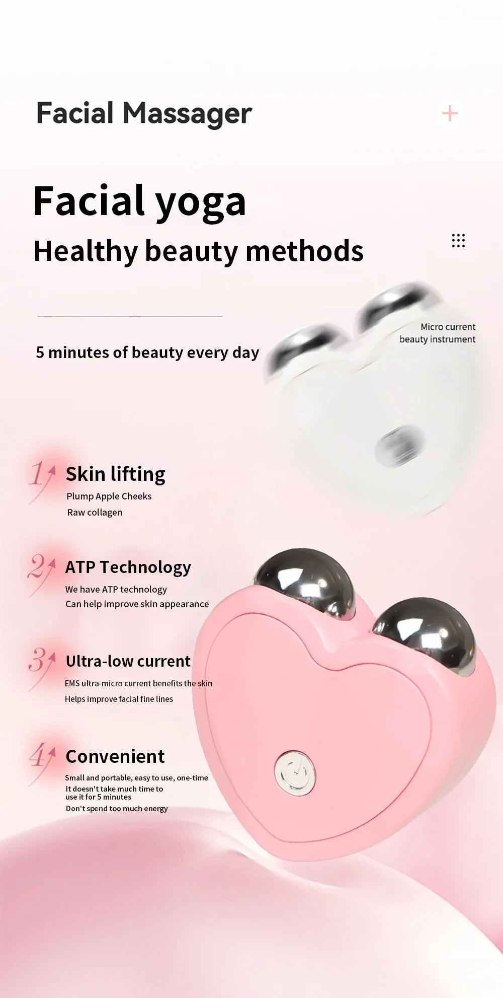 ReviveGlow Microcurrent Facial Massager ATHLEXES