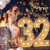 Radiant 4FT DIY Light Up Numbers for Celebrations ATHLEXES