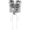 Goddess Glam Metallic Corset Top ATHLEXES