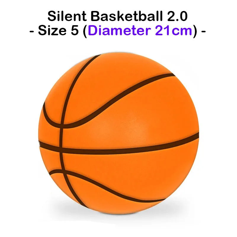 Silent Dribble Foam Basketball - Mute Bouncing Ball ATHLEXES