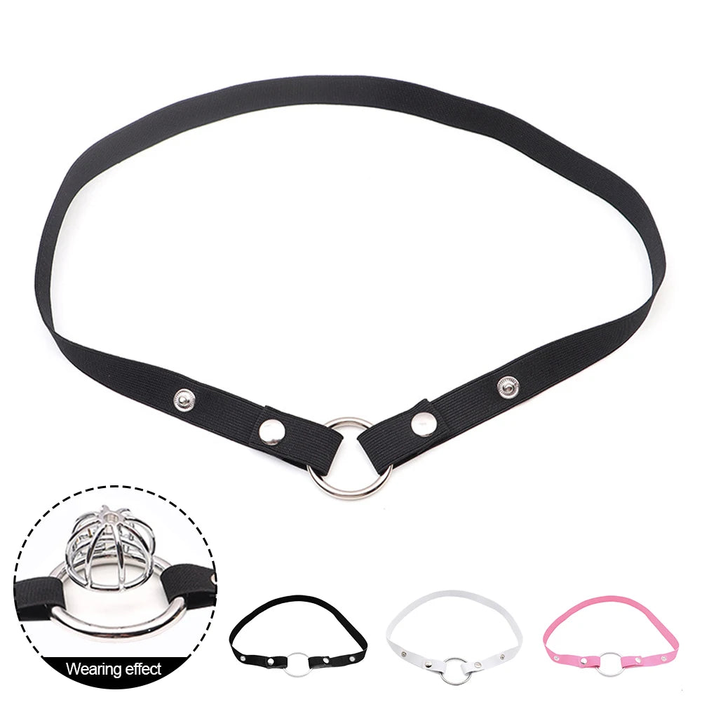 SecureHold Male Chastity Belt with Adjustable Ring ATHLEXES