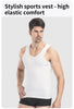 Men's Cotton Slim Fit Casual Fitness Vest ATHLEXES