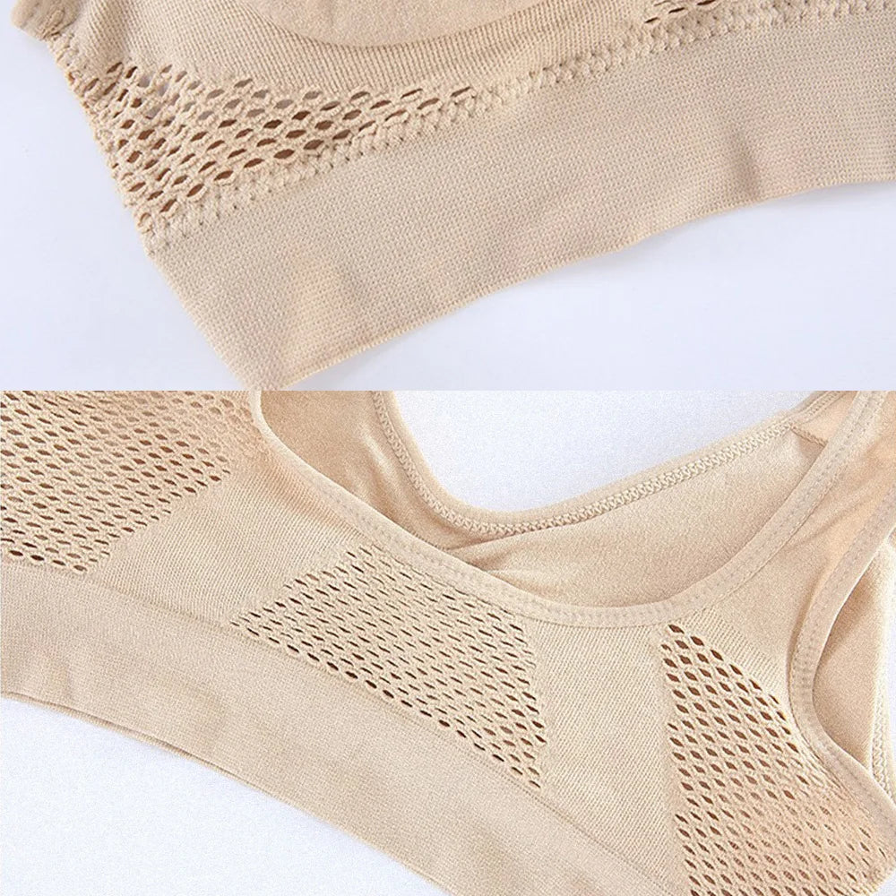 BreatheFit Plus Size Wireless Sports Bra ATHLEXES