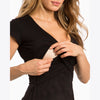 Chic Maternity Nursing Top - Sleeveless & Asymmetrical ATHLEXES
