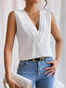 Elegant V Neck Multi-Layered Women's Vest Top ATHLEXES