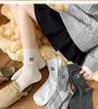 Retro Cotton Loose Socks for Stylish Students ATHLEXES