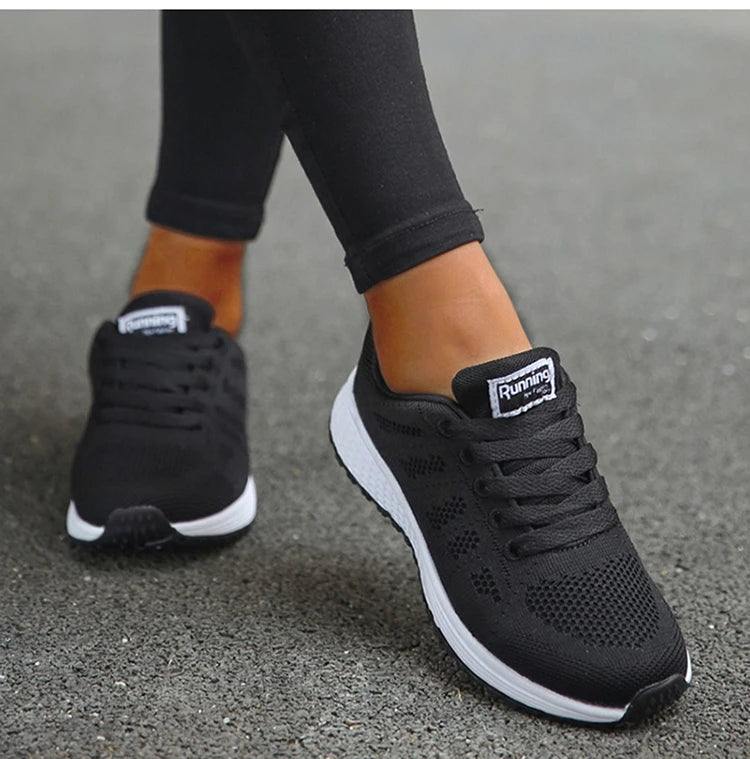 Stylish Breathable Women's Sneakers - 2025 Lace-Up Trainers ATHLEXES