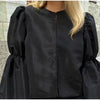 Elegant Puffy Sleeve Blouse for Women 2025 Summer Tops ATHLEXES