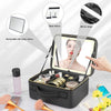 LuxeGlow LED Makeup Organizer with Mirror ATHLEXES
