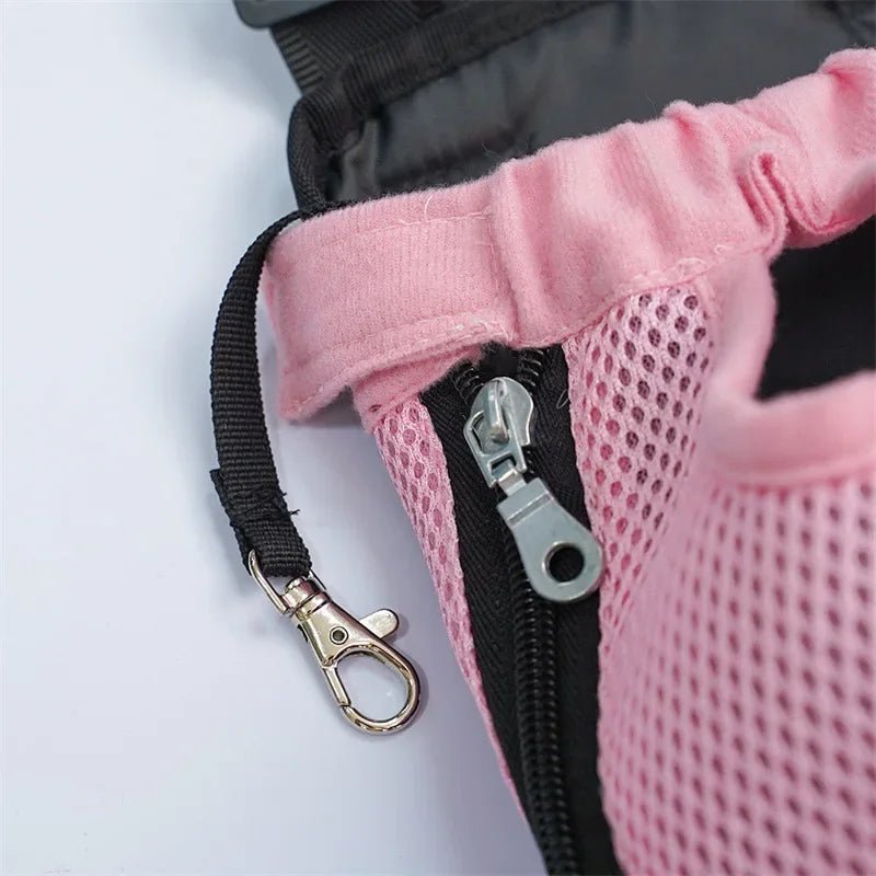 Adjustable Cat Dog Carrier Bag Pet Double Shoulder Backpack Portable Bag Outdoor Travel Camping Hiking Chest Strap Bag ATHLEXES