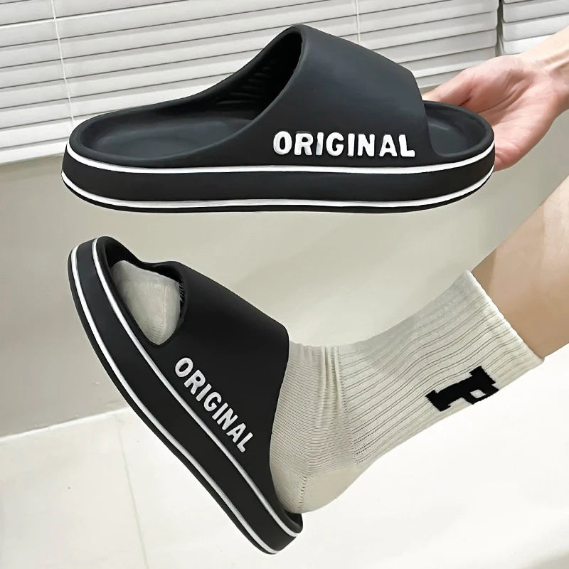 Feslishoet Luxe Letter Slides for All Seasons ATHLEXES