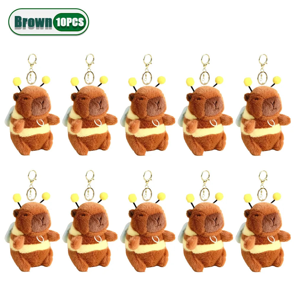 Plush Capybara Keychain Pendant Toy ATHLEXES