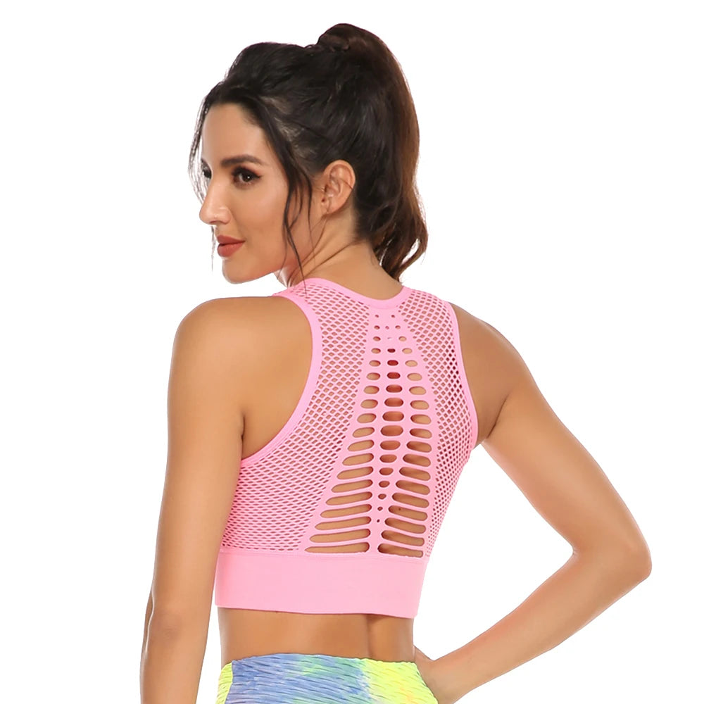 QuickDry Backless Yoga Sports Bra Tank Top ATHLEXES