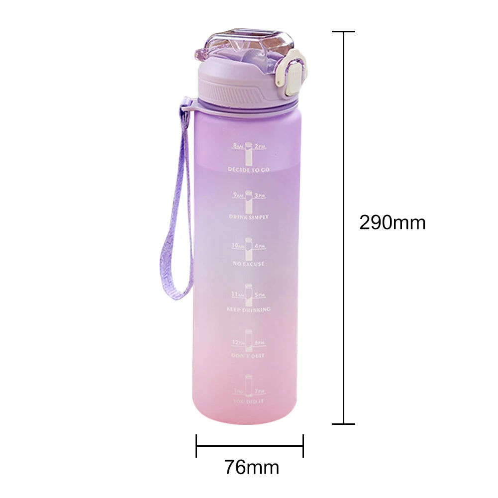 HydraMark 1L Gradient Time-Marker Water Bottle ATHLEXES