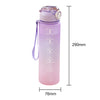 HydraMark 1L Gradient Time-Marker Water Bottle ATHLEXES