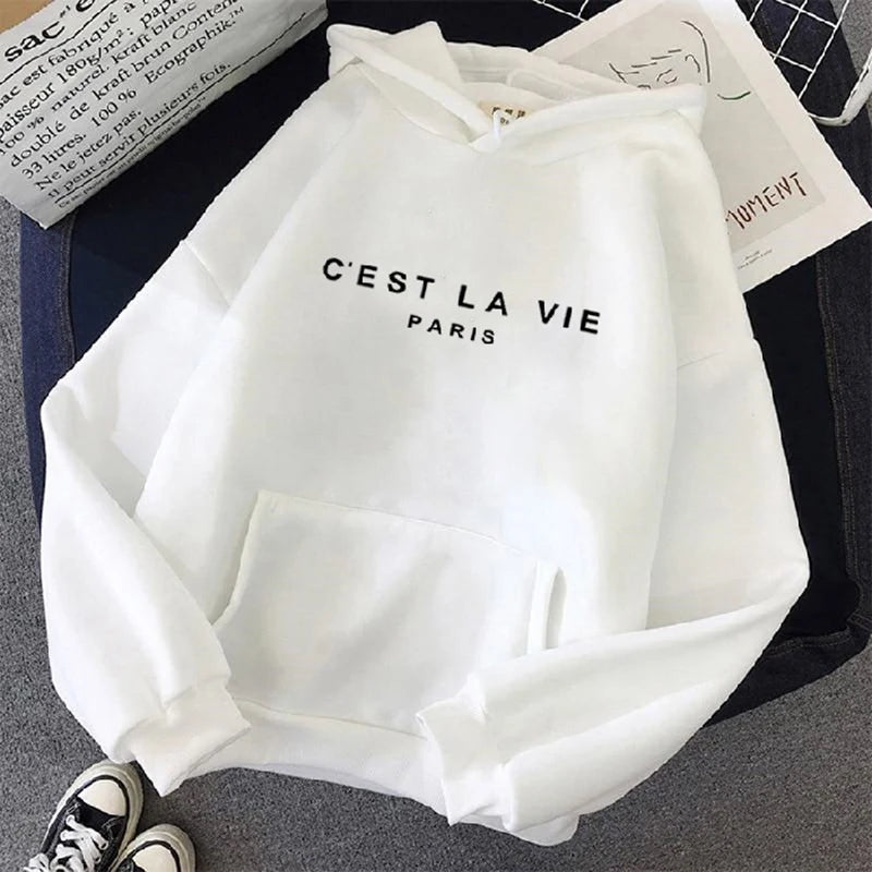 Chic Spring Loose Fit Hoodie for Women ATHLEXES