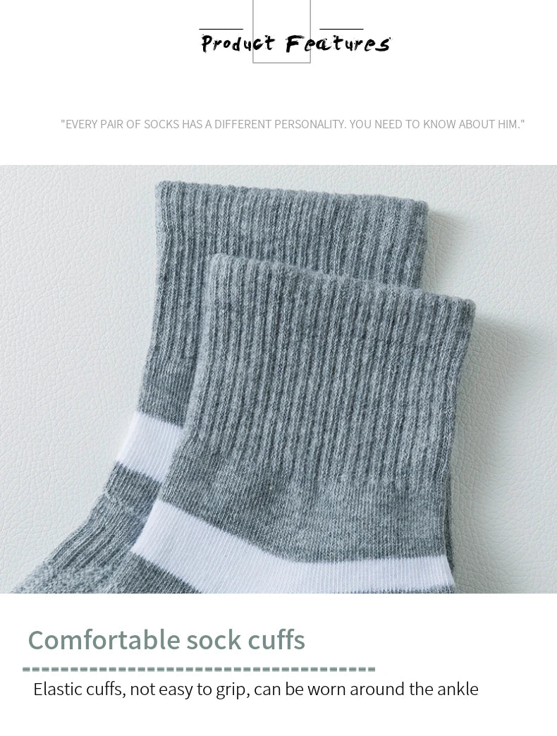Trendy Cotton Sports Socks Set ATHLEXES