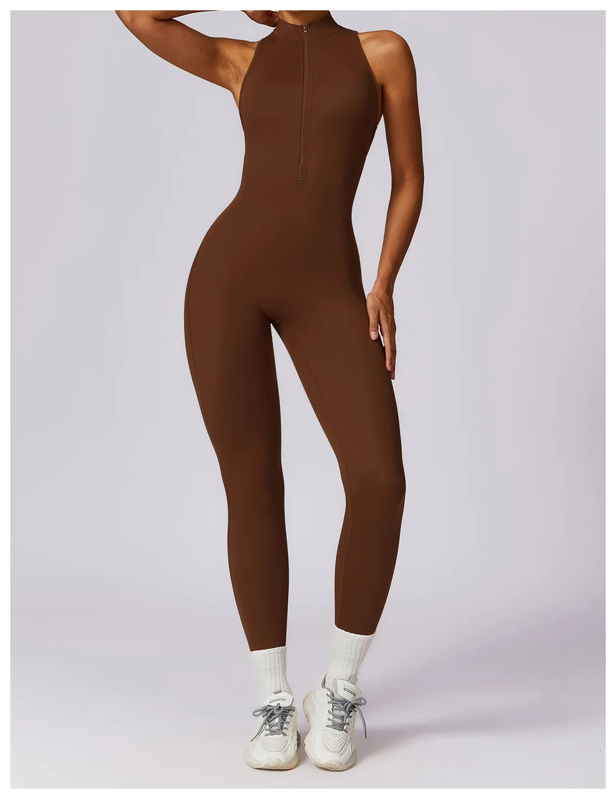 V-Back One-Piece Sports Jumpsuit ATHLEXES
