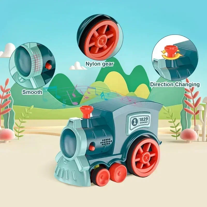 Domino Express Train: Creative STEM Toy Set ATHLEXES