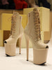 Extrem 8 Stiletto Lace-Up Exotic Dance Boots ATHLEXES