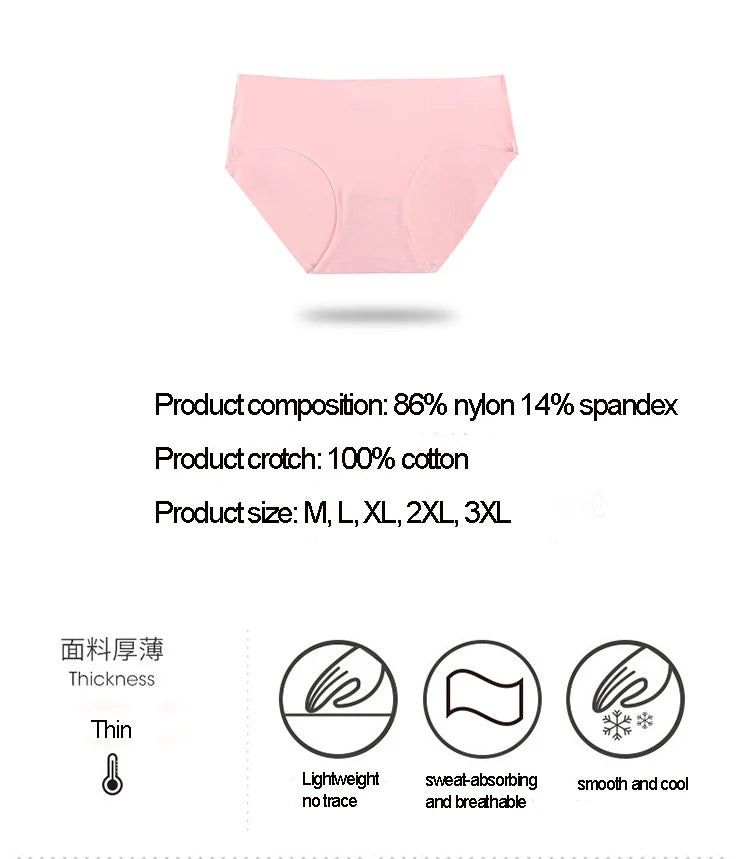 SilkSoft Plus Size Seamless Panties Set ATHLEXES