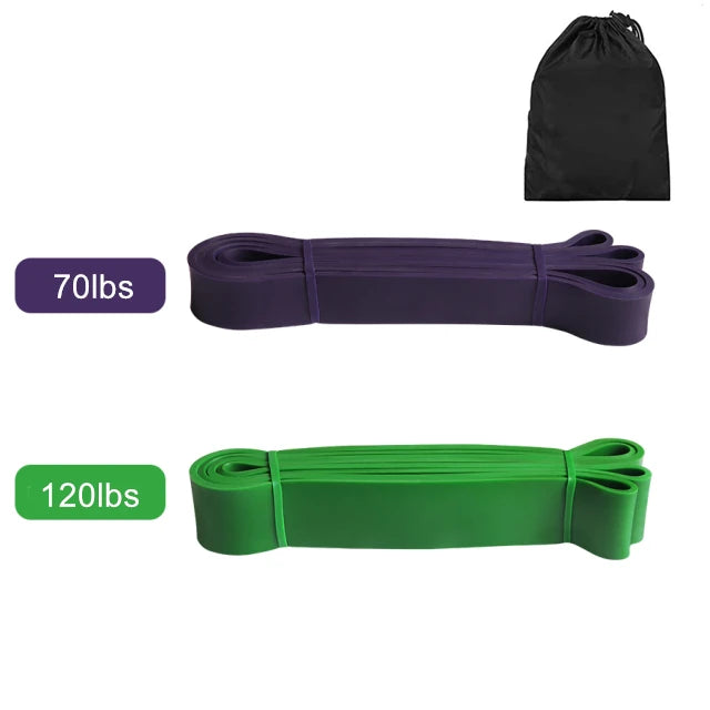 EliteFlex Latex Stretch Resistance Bands for Workouts ATHLEXES