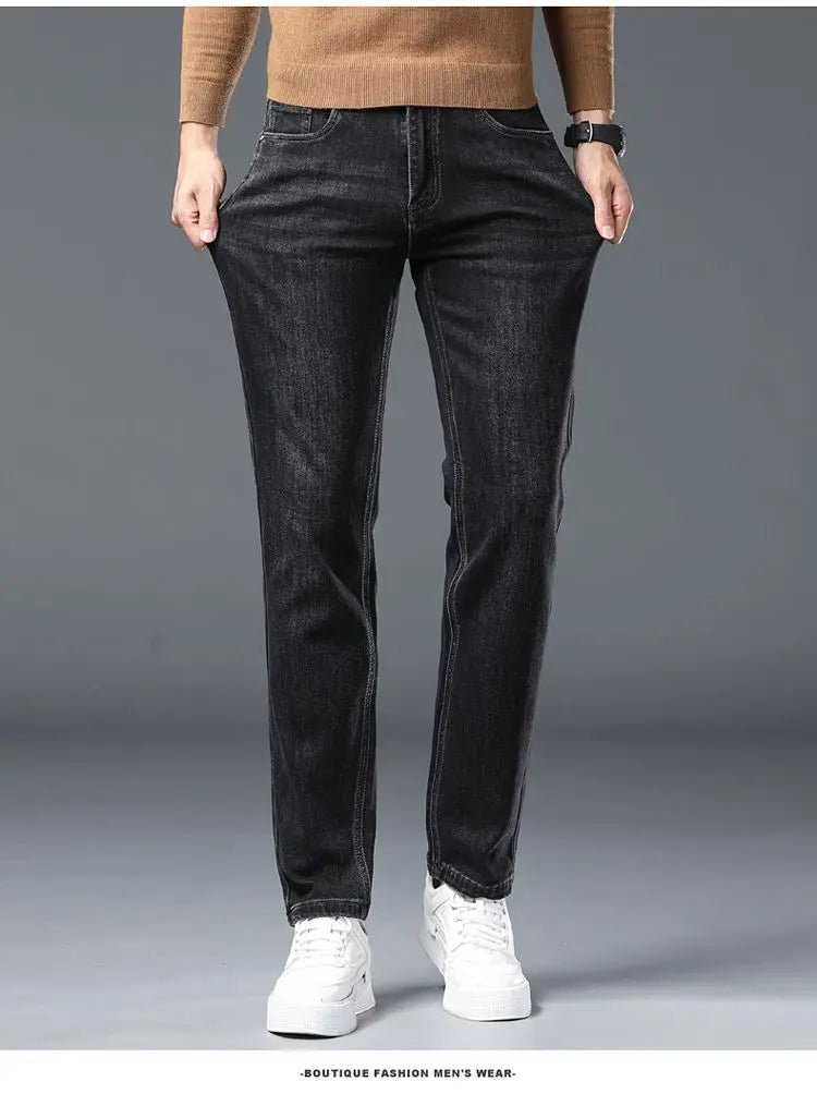 Choly Men's Slim Fit Stretch Jeans ATHLEXES