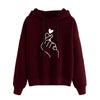 Chic Autumn Fleece Hoodie with Heart Detail ATHLEXES