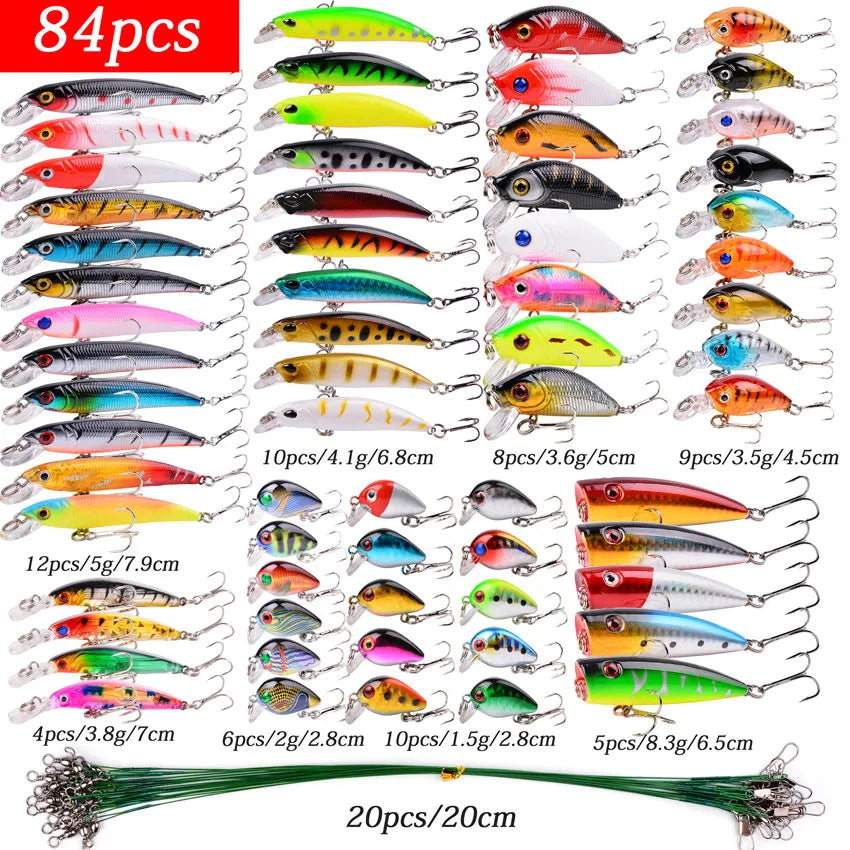 Elite Mixed Fishing Lure Kit - Crankbait & More ATHLEXES