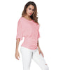 Chic Summer V-Neck Batwing Tee for Women S-5XL ATHLEXES