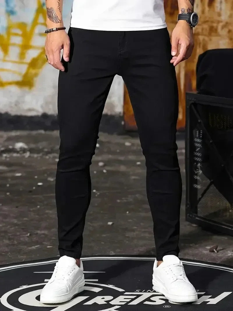 Classic Slim Fit Men's Denim Jeans ATHLEXES