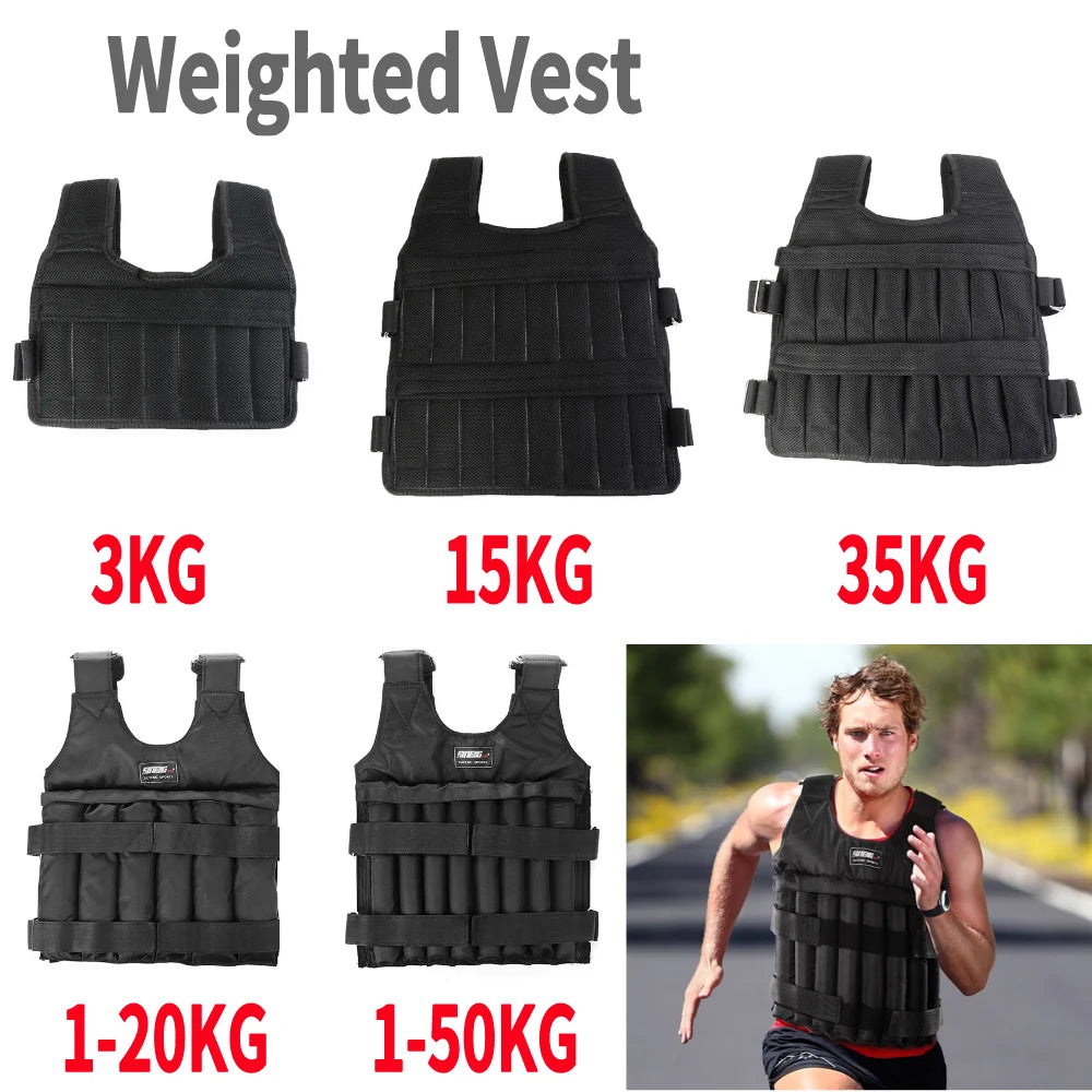 Adjustable Weighted Fitness Vest for Enhanced Workouts ATHLEXES