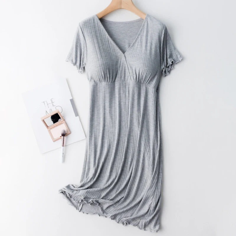 ComfortMaternity Modal Nursing Nightgown ATHLEXES