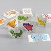 Cognitive Adventure: 32 Pcs Animal Matching Puzzle ATHLEXES
