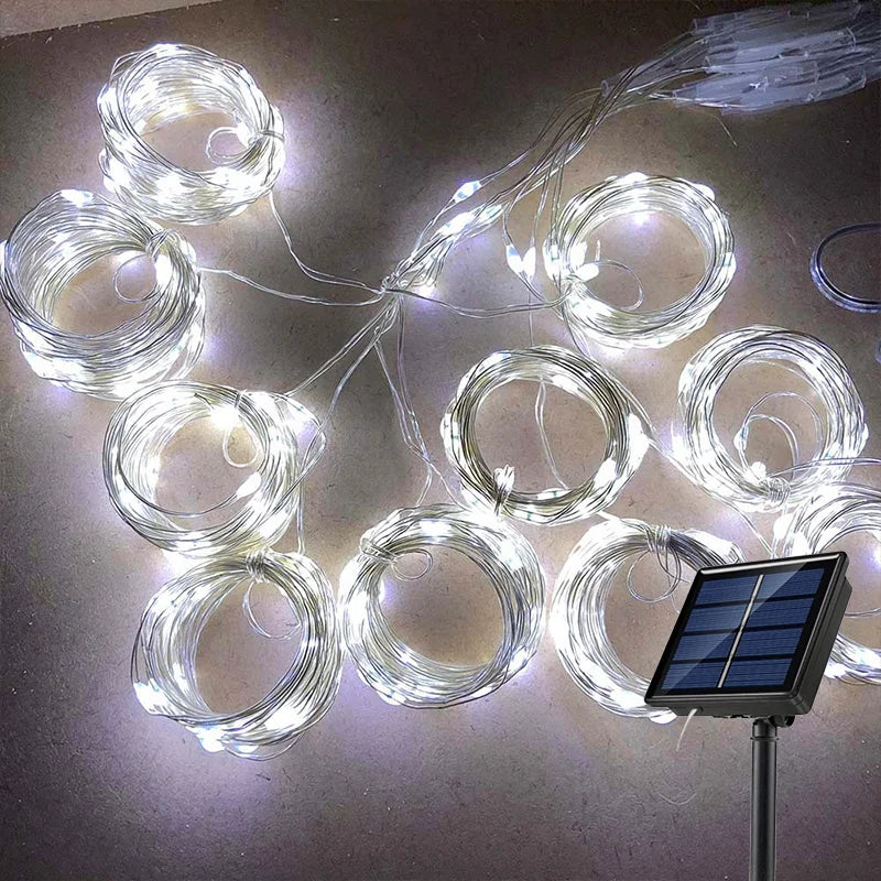 Luxe Solar Fairy Curtain Lights for Garden Events ATHLEXES