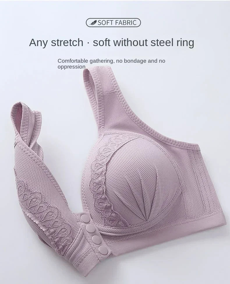 Luxe Lace Nursing Bra for Comfortable Moms ATHLEXES
