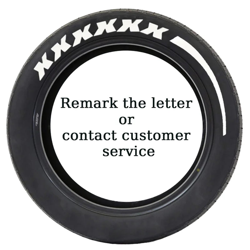 Custom 3D Tire Lettering Stickers for Your Car ATHLEXES