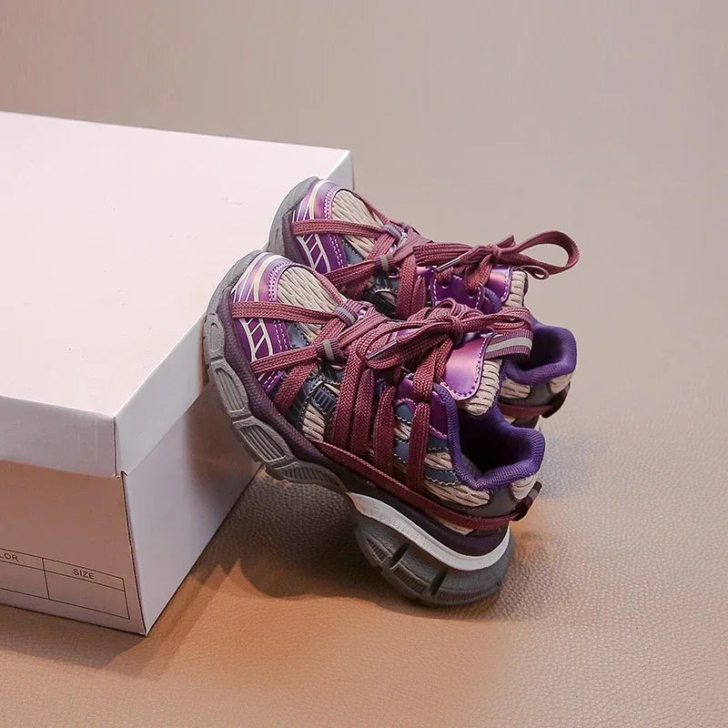Chunky Kids' Basketball Sneakers 2024 - Breathable Style ATHLEXES