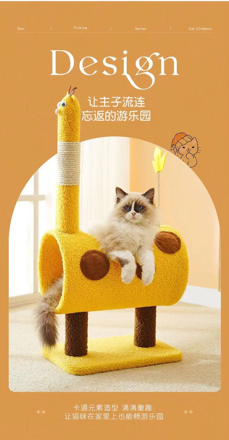 Cute Tree Tower Cat Scratcher ATHLEXES