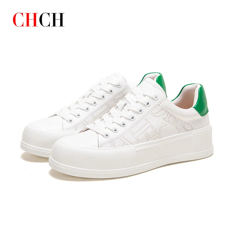 CHCH Women's Comfort Leather Sports Shoes ATHLEXES