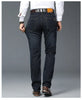 Classic Fit Plus Size Men's Denim Trousers ATHLEXES