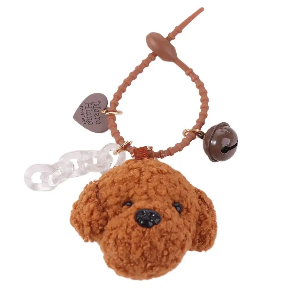 Charming Poodle Plush Keychain for Dog Lovers ATHLEXES