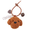 Charming Poodle Plush Keychain for Dog Lovers ATHLEXES