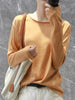 YSZWDBLX Women's Slim Fit Knit O-neck Sweater ATHLEXES