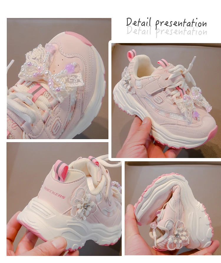 BreezeFit Girls' Lightweight Non-Slip Sneakers ATHLEXES