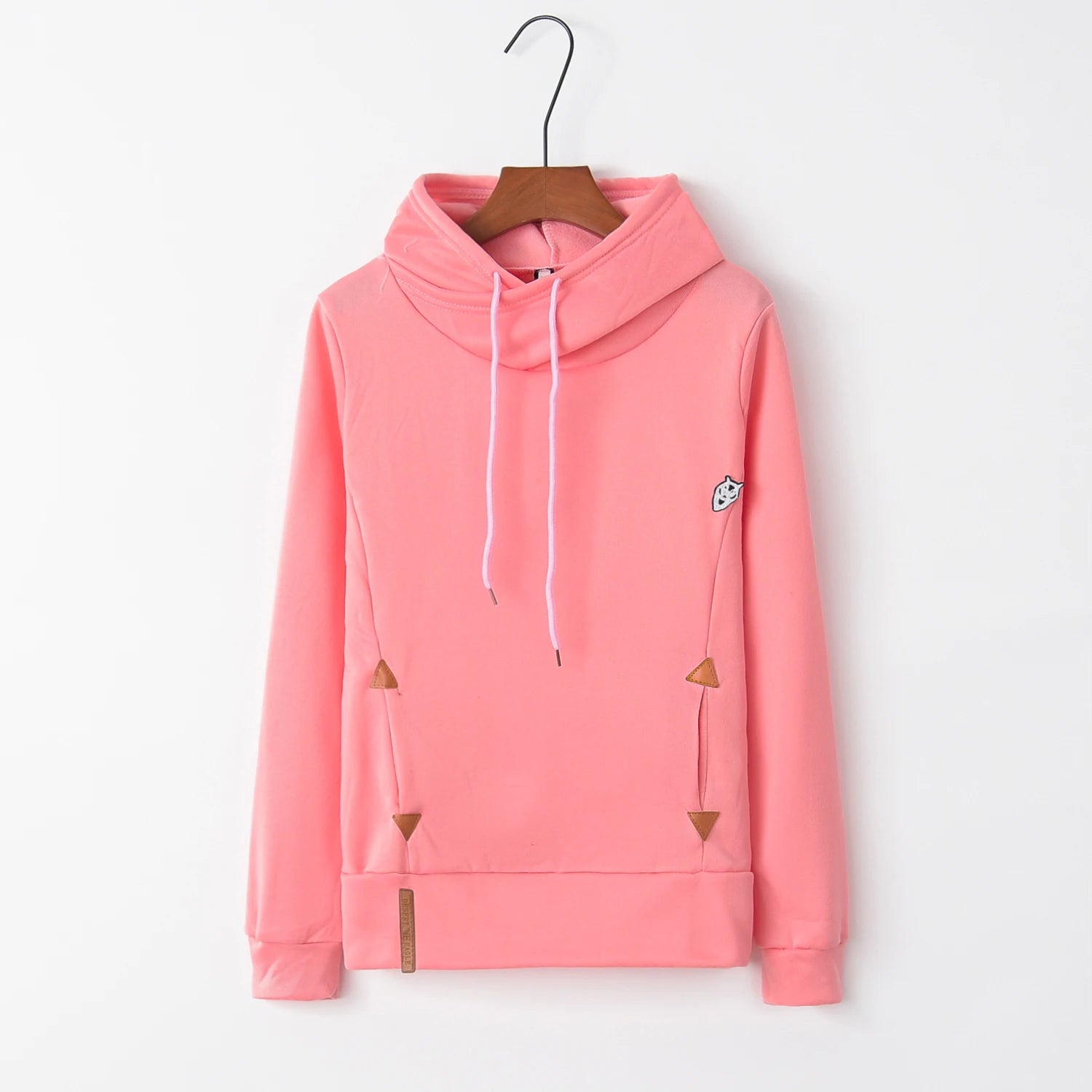 Autumn Chic Embroidered Pocket Hoodie ATHLEXES
